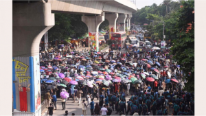 বুয়েট শিক্ষার্থীদের আন্দোলন অব্যাহত, আজও শাহবাগে সকাল ১০টা থেকে অবস্থান