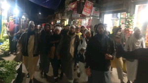 হাদির ওপর হামলা, জন্মভূমি নলছিটিতে বিক্ষোভ