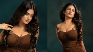 উষ্ণতায় ভরা মন্দিরা, নজর কাড়লেন নেটিজেনদের