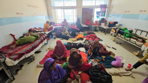 সুনামগঞ্জ সদর হাসপাতালে বেড়েছে শিশু রোগীর চাপ