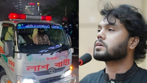 দাফনের জন্য হাদির মরদেহ নেওয়া হচ্ছে ঢাবিতে