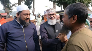 পিরোজপুরে জামায়াত প্রার্থী মাসুদ সাঈদীর গণসংযোগ