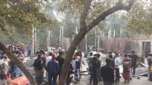 বিএনপি নেতার ঘরে আগুন : নাশকতার জোরালো প্রমাণ নেই