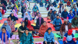 মন ভালো রাখার আহ্বানে বিশ্ব মেডিটেশন দিবস পালন