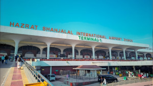 শাহজালাল বিমানবন্দরে ২৪ ঘণ্টা দর্শনার্থী প্রবেশ বন্ধ