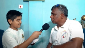 রংপুরের ক্ষুদে সাংবাদিক বিসিবি সভাপতির মুখোমুখি!