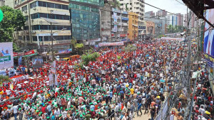 তারুণ্যের সমাবেশে বিএনপির তিন সহযোগী সংগঠনের নেতাকর্মীদের স্রোত