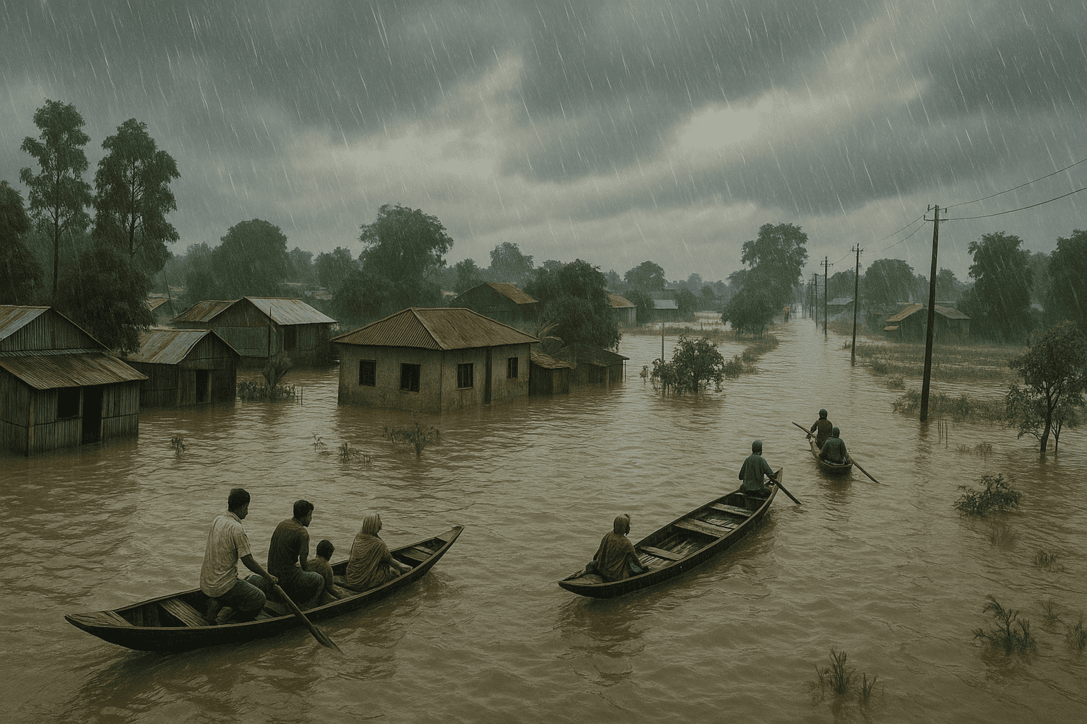 বন্যার বছর ২০২৫: নতুন রেকর্ডে ভাসছে বাংলাদেশ