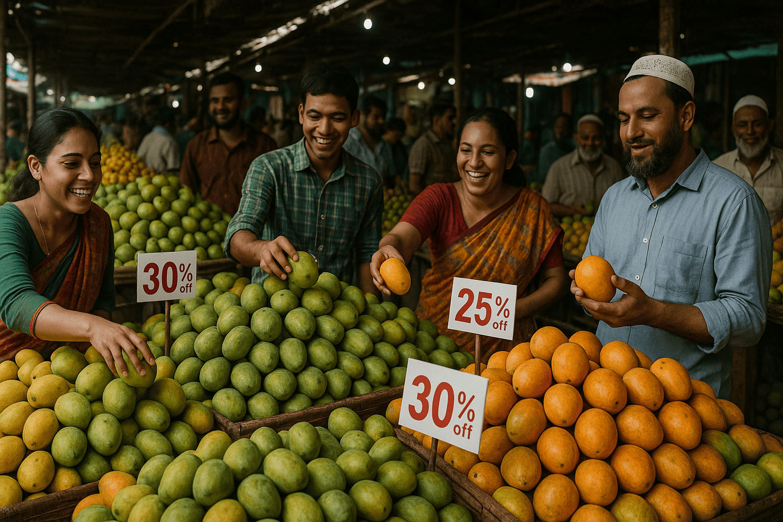 দাম কমল আমের, বাজারে লেগেছে ‘মিষ্টি ঝড়’!