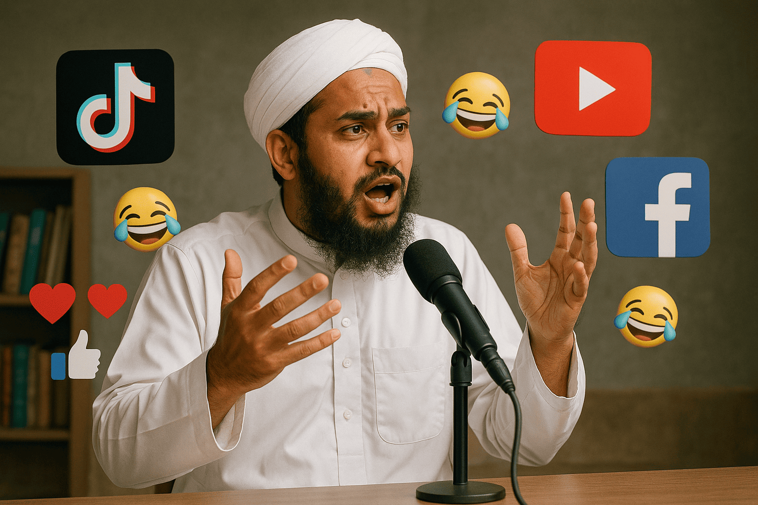 গার্লফ্রেন্ড ইজ হারাম’ বলেই ভাইরাল হলেন হুজুর