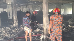 রূপগঞ্জে ঝুটের গোডাউনে আগুন, অর্ধকোটি টাকার ক্ষতি