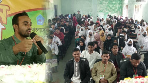 ৩২ বছর পর ইন্দুরকানী কলেজে শিবিরের নবীনবরণ