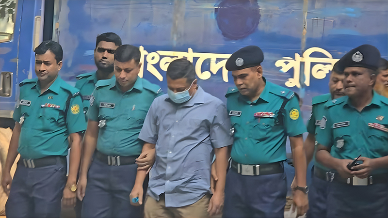 ট্রাইব্যুনালে আনা হলো সাবেক আইজিপি মামুনকে