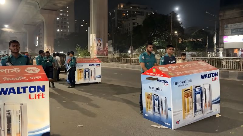 শেখ হাসিনার রায় ঘিরে নিরাপত্তার চাদরে রাজধানী