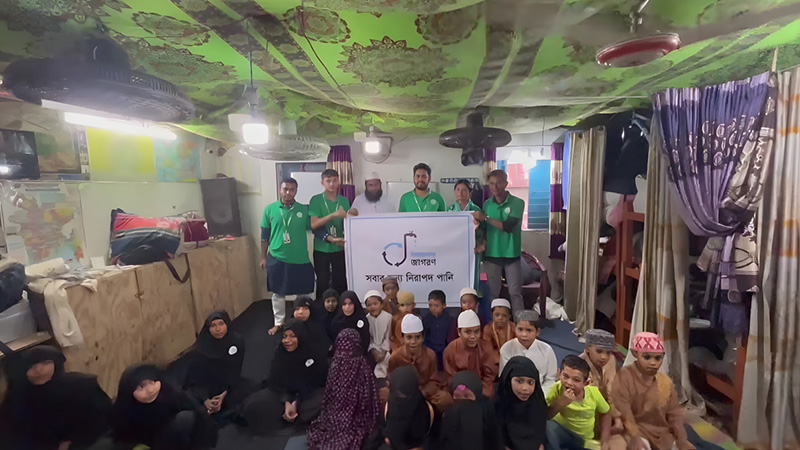 ‘প্রগতি’র উদ্যোগে সাততলা বস্তির শিশুদের জন্য শিক্ষামূলক কর্মশালা