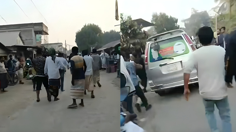 পাবনায় জামায়াত প্রার্থীর প্রচারণায় বিএনপি অনুসারীদের হামলার অভিযোগ