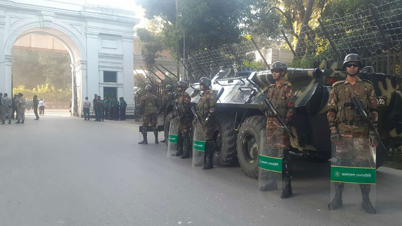 শেখ হাসিনার রায় ঘিরে ট্রাইব্যুনালের নিরাপত্তা জোরদার