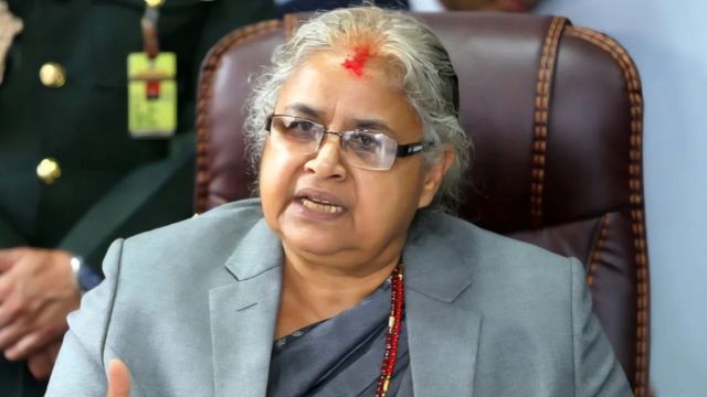 নেপালের নতুন প্রধানমন্ত্রী হচ্ছেন সাবেক প্রধান বিচারপতি সুশীলা কার্কি