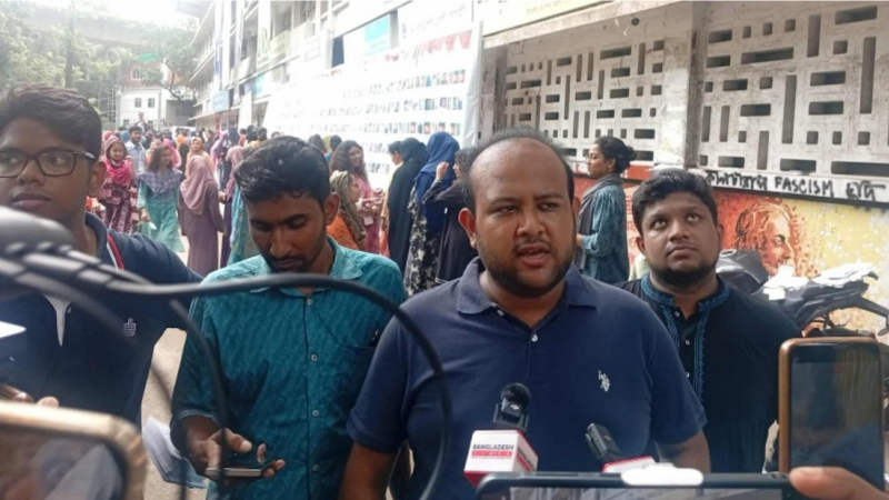 জামায়াতপন্থি শিক্ষকদের পক্ষপাতের অভিযোগ তুললেন জিএস প্রার্থী হামিম