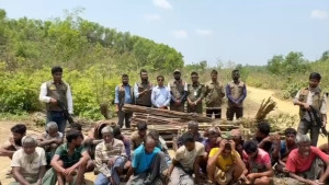 সংরক্ষিত বনাঞ্চলে গাছ কাটার সময় ২৬ রোহিঙ্গা আটক