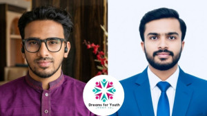 ‘ড্রিমস ফর ইয়ুথ’র সভাপতি নুরউদ্দিন ও সম্পাদক জিহাদ