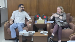 ক্রীড়া প্রতিমন্ত্রীর সঙ্গে জাতিসংঘ প্রতিনিধি দলের সাক্ষাৎ