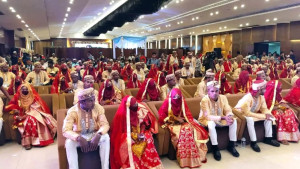 একসঙ্গে ১২৬ তরুণ-তরুণীর বিয়ে