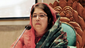 এতদিন যেখানে আত্মগোপনে ছিলেন সাবেক স্পিকার শিরীন শারমিন