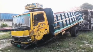 চালবোঝাই ট্রাক উল্টে প্রাণ গেল ৭ জনের