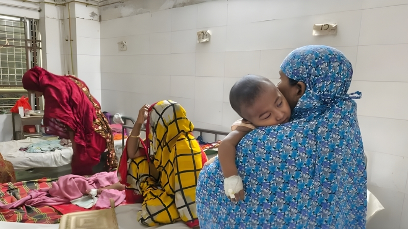 চার জেলায় হামের উপসর্গ নিয়ে ৪ শিশুর মৃত্যু