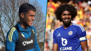 জাতীয় দলে এক হওয়ার আগে মুখোমুখি হামজা-ফারহান