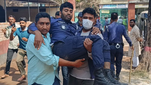 বিএনপির দুই গ্রুপের সংঘর্ষ, দুই পুলিশ সদস্যসহ আহত ১০