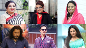 ভোট দিয়ে আপ্লুত যেসব বিনোদন তারকা