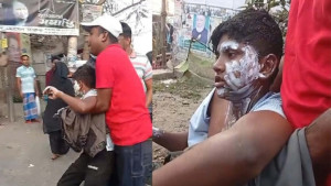 বিএনপির মিছিলে বেলুন বিস্ফোরণ, দগ্ধ ২০
