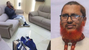 টাকাসহ ঠাকুরগাঁও জামায়াত আমিরকে পরিবারের কাছে হস্তান্তর
