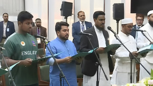 শপথ নিলেন এনসিপির সংসদ সদস্যরা