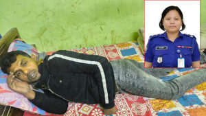 স্বামীর সঙ্গে তর্ক, বাসচালককে ‘অফিসে ডেকে পেটালেন’ সার্কেল এসপি