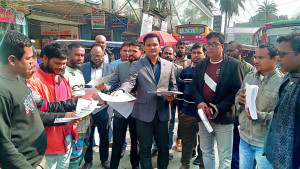 দোহারে ‘হ্যাঁ’ ভোটের পক্ষে প্রচারণা