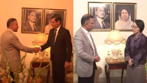 তারেক রহমানের সঙ্গে নেপাল ও ভুটানের রাষ্ট্রদূতের সাক্ষাৎ