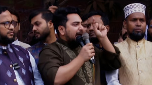 জোটের গণজোয়ারে আতঙ্কিত হয়ে একটি দল উল্টাপাল্টা বক্তব্য দিচ্ছে: নাহিদ