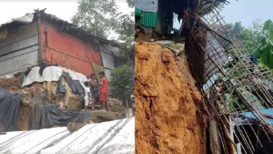 রোহিঙ্গা ক্যাম্পে পাহাড়ধস, নারী-শিশুসহ নিহত ৮