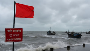 সব সমুদ্রবন্দরে ৩ নম্বর সতর্ক সংকেত বহাল
