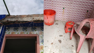 জাজিরায় বোমা বিস্ফোরণে উড়ে গেল পানির ট্যাংক, ধসে পড়ল টয়লেটের ছাদ