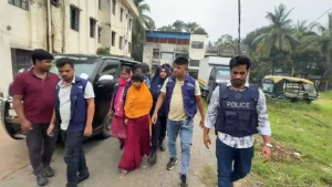 থানা থেকে পালানো সেই নারী গ্রেপ্তার