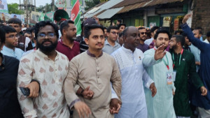 তারেক রহমানের কাছে চাঁদাবাজি-দখলবাজির কার্ড আছে কি না জানতে চাই: সারজিস আলম