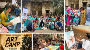 বিরুলিয়ার জমিদারবাড়িতে শিল্পী-শিল্পপ্রেমীদের মিলনমেলা
