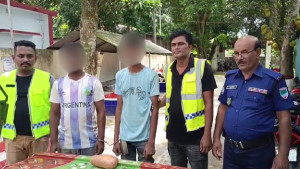 গাঁজাসহ আটক ‘আর্জেন্টিনা সমর্থক’
