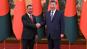 চীনের প্রেসিডেন্টের সঙ্গে প্রধানমন্ত্রী তারেক রহমানের সাক্ষাৎ