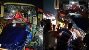 উল্টো পথে ঢুকে পড়ল  অটোরিকশা, বাসচাপায় প্রাণ গেল ৩ জনের