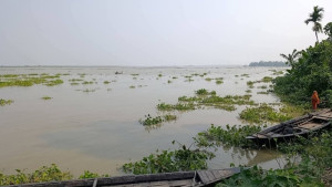 কুড়িগ্রামে বাড়ছে নদ-নদীর পানি, ৭২ ঘণ্টার মধ্যে বন্যার শঙ্কা